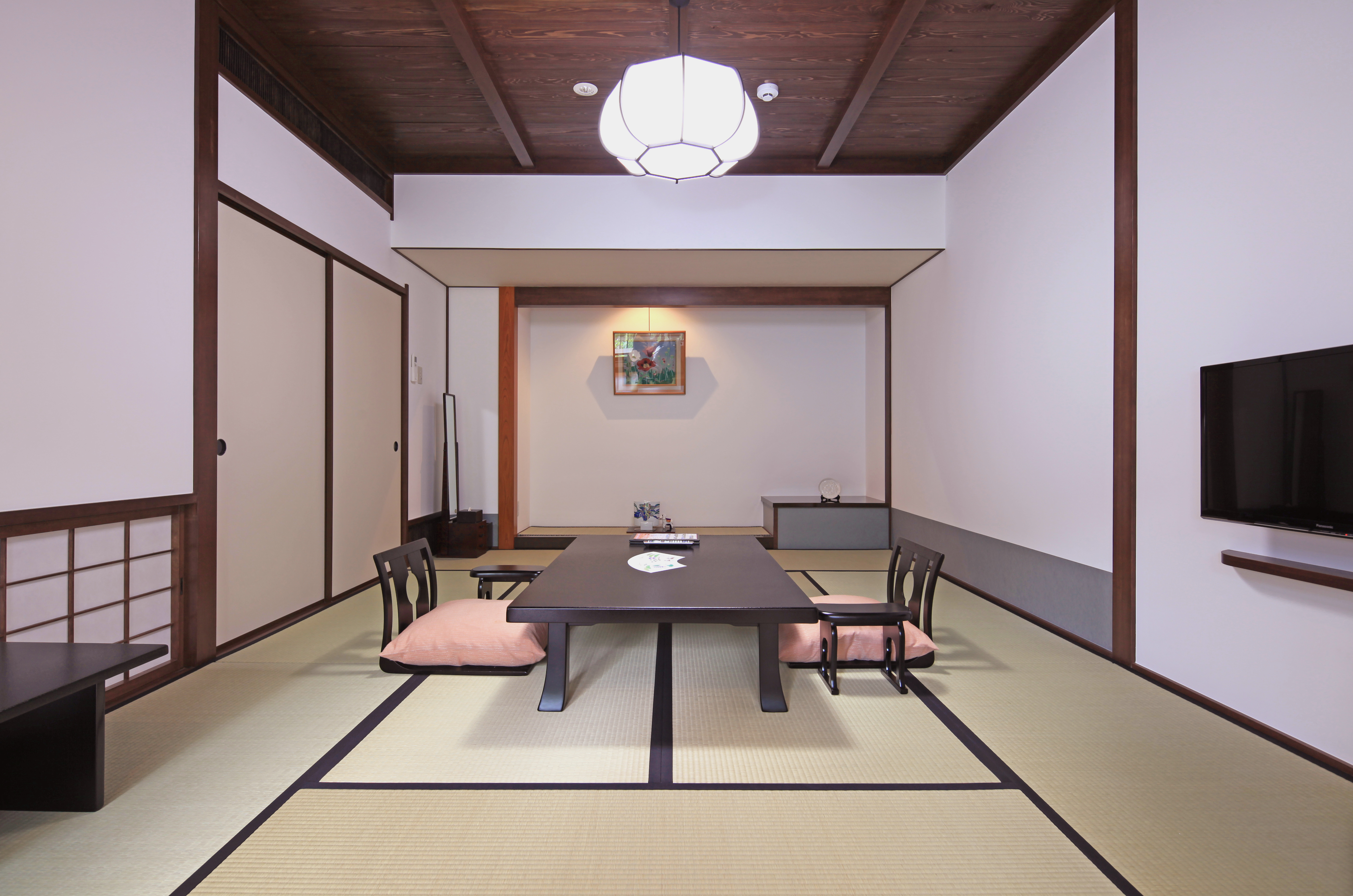 禁烟带高野槇浴室和式房