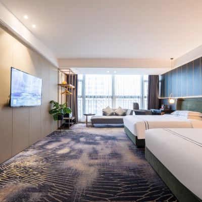 樂芙雙床房（全語音智能操控+愛奇藝VIP影片+深度睡眠乳膠枕頭） 湛江樂芙·設計酒店優惠