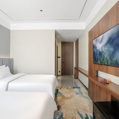 覓知雙床房+小冰箱+靈壓床墊 北京龍城瑞豪飯店（良鄉南關地鐵站店）優惠