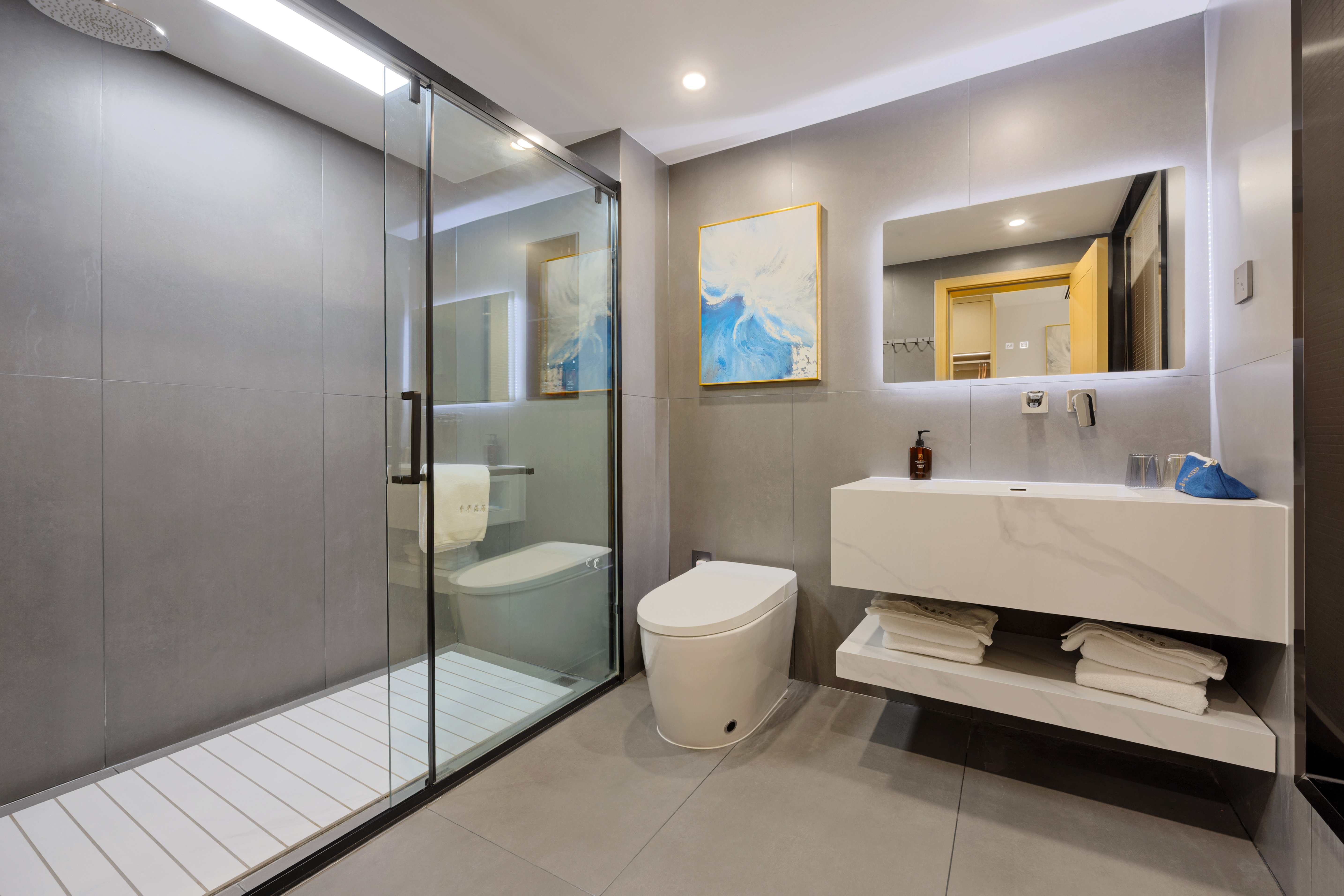 海景轻奢大床房（倚窗摇椅观海景落日+遥望非遗永子棋院+定制静眠床品+智能马桶）