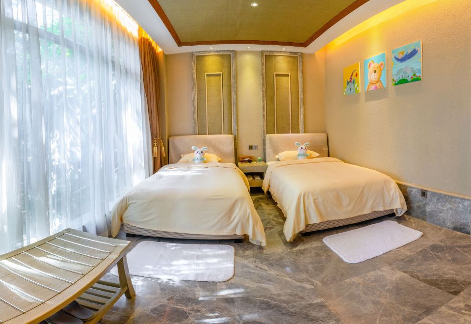 畔山家庭温泉两房别墅-独栋别墅-欢聚家庭泡池