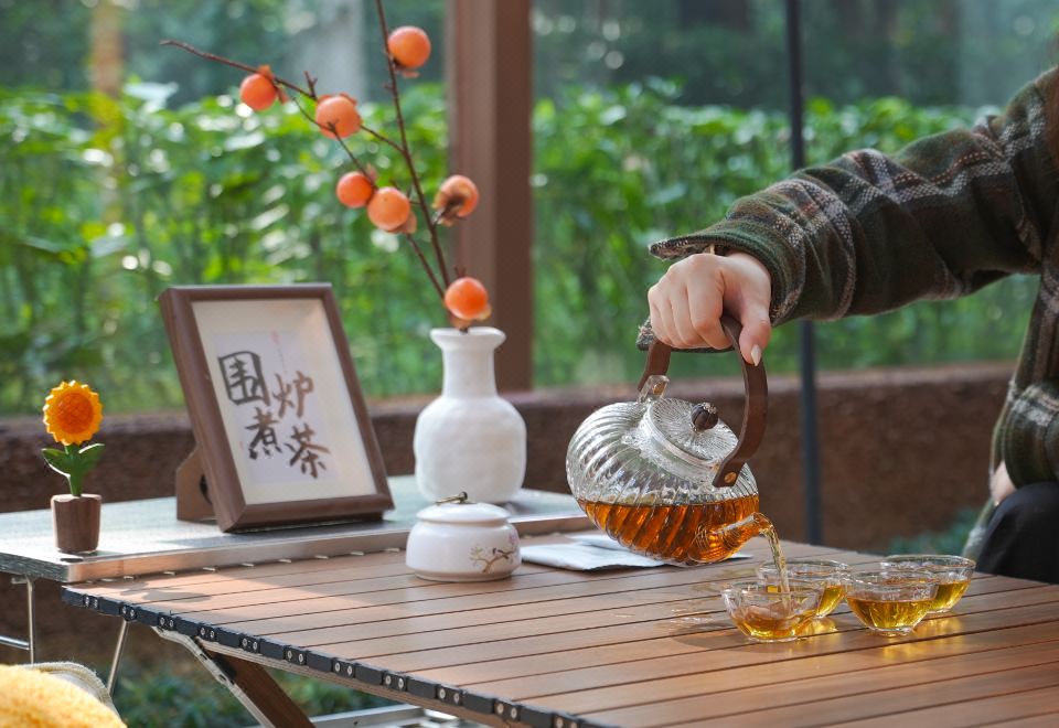 露營庭院大床房