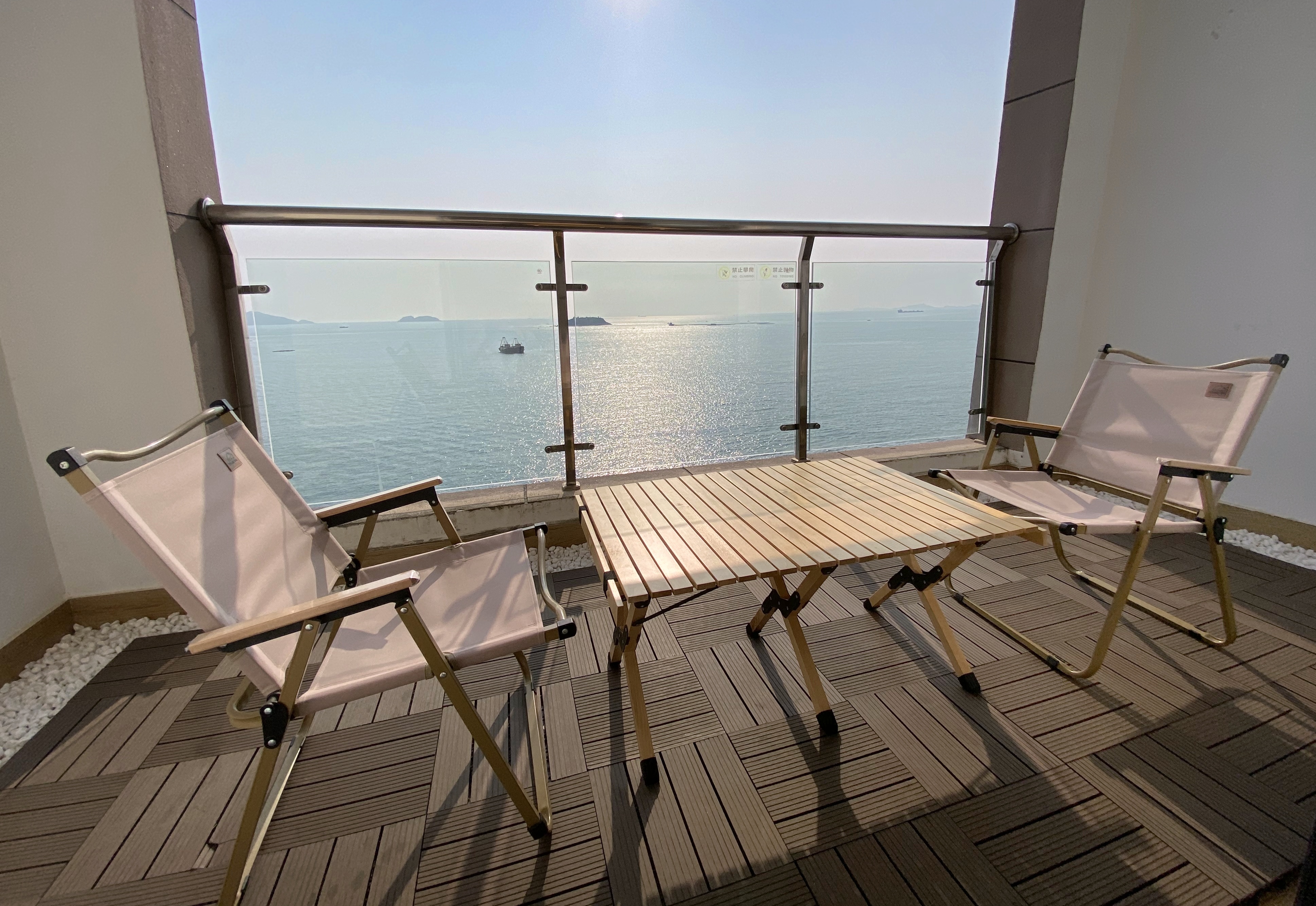 Aegean Hotel180度海景落日大床房（带阳台）