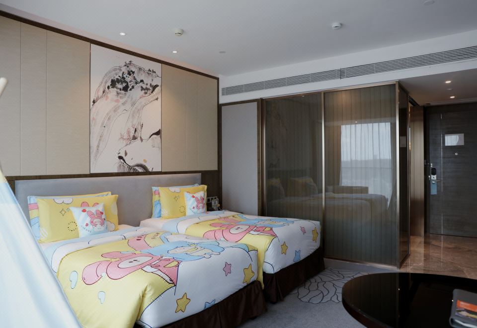 家庭亲子双床房（卡通萌宠主题）