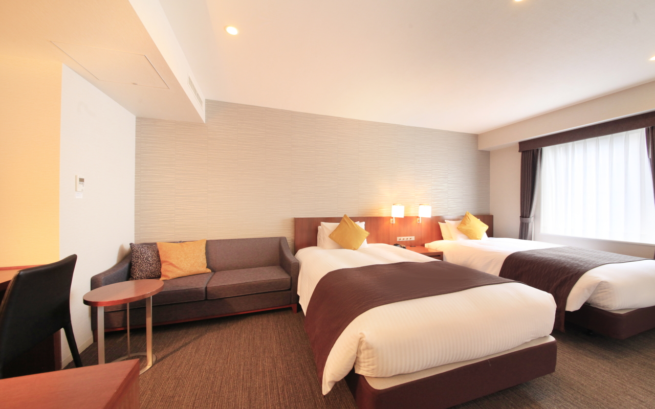 标准双床房 禁烟