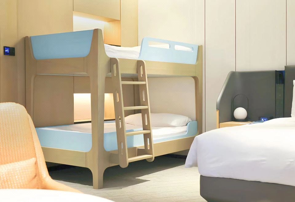 家庭江景开放式套房|双层床