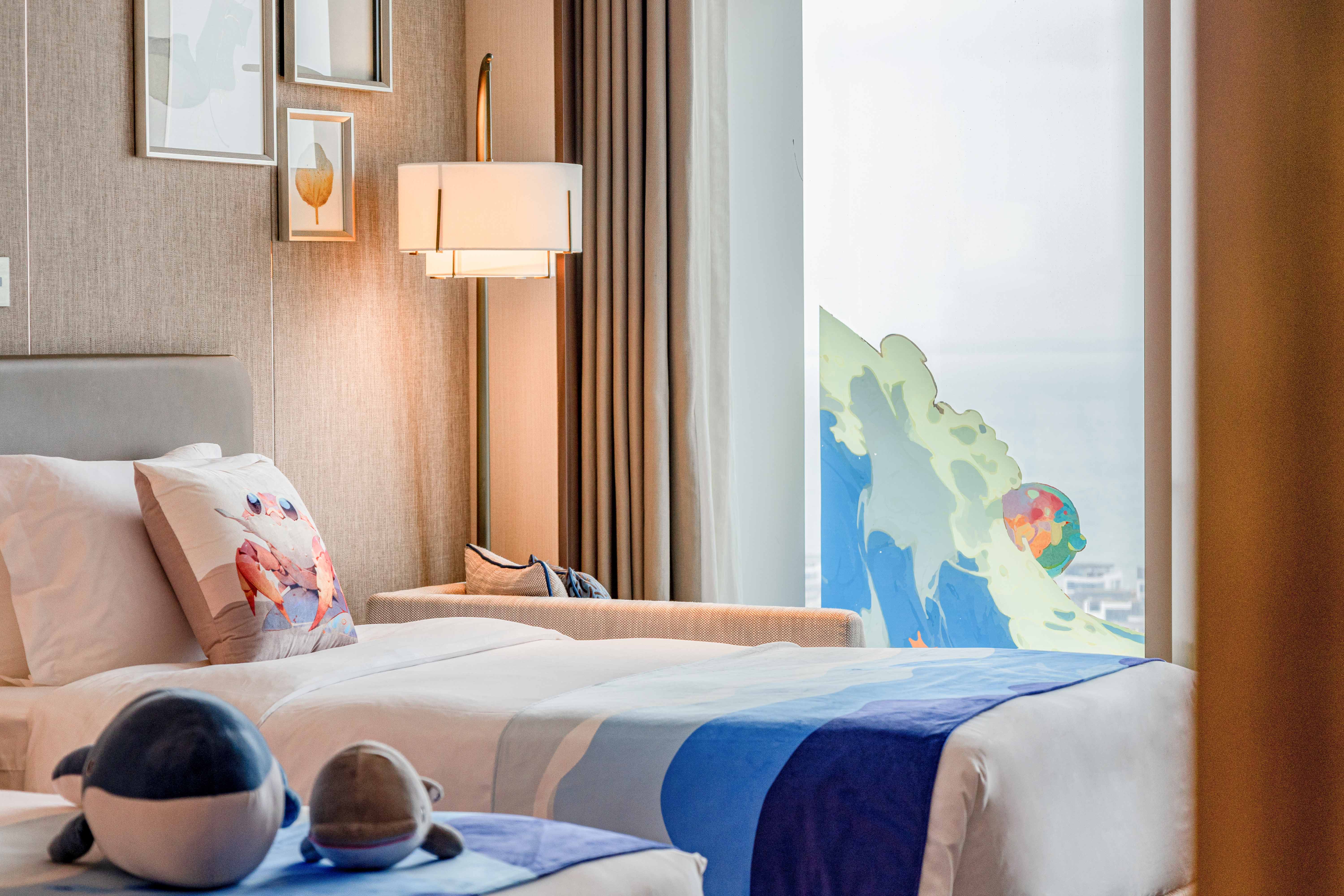 奇鲸幻境.家庭亲子海景房（180°海上日出）