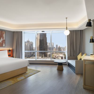 花園高級大床房 上海陸家嘴新梅希爾頓花園飯店優惠