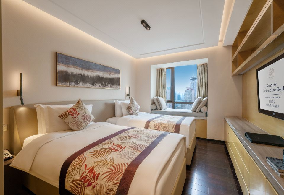 藝錦閣至尊一居套房-雙床 | 衣帽間+廚房+洗烘一體機