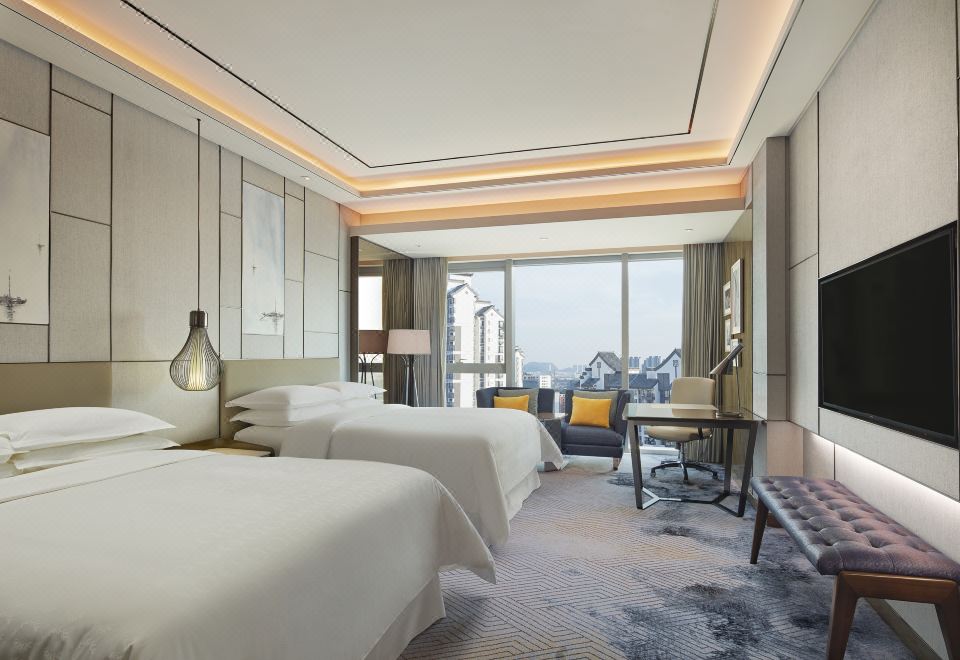 湾区烟花观礼双床房