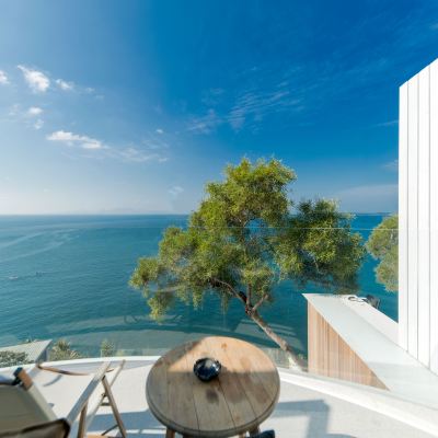 F棟·海景陽台大床房 蜜悦·深圳波西塔諾懸崖海景美宿優惠