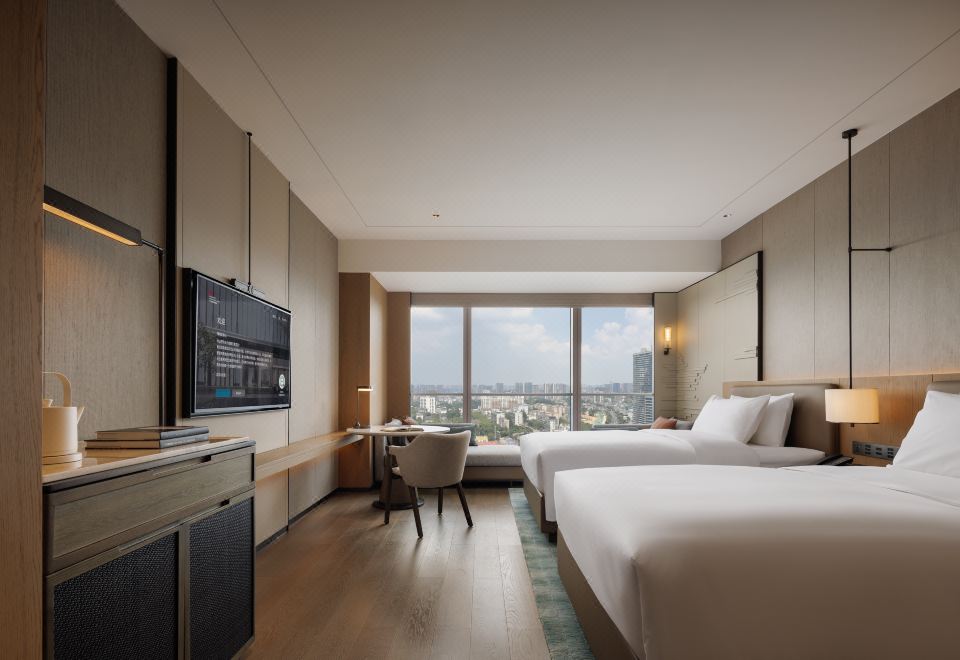 高级城景双床房