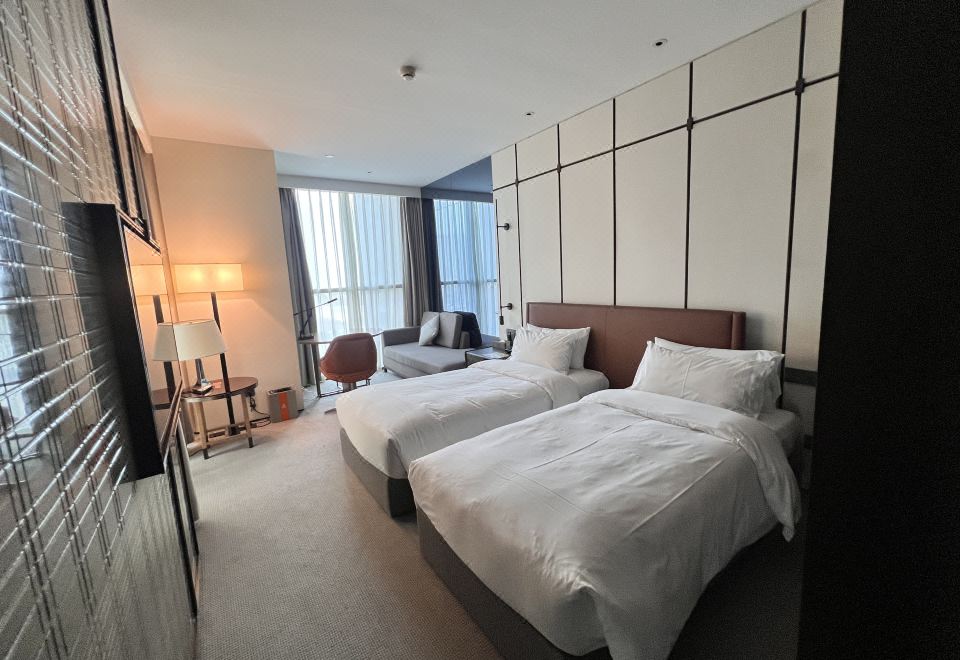 經典雙床房（金可兒床墊+迷你冰箱+智能馬桶）