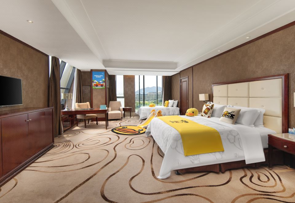 White Horse Lake Jianguo HotelB.duck Star Quality Family Room