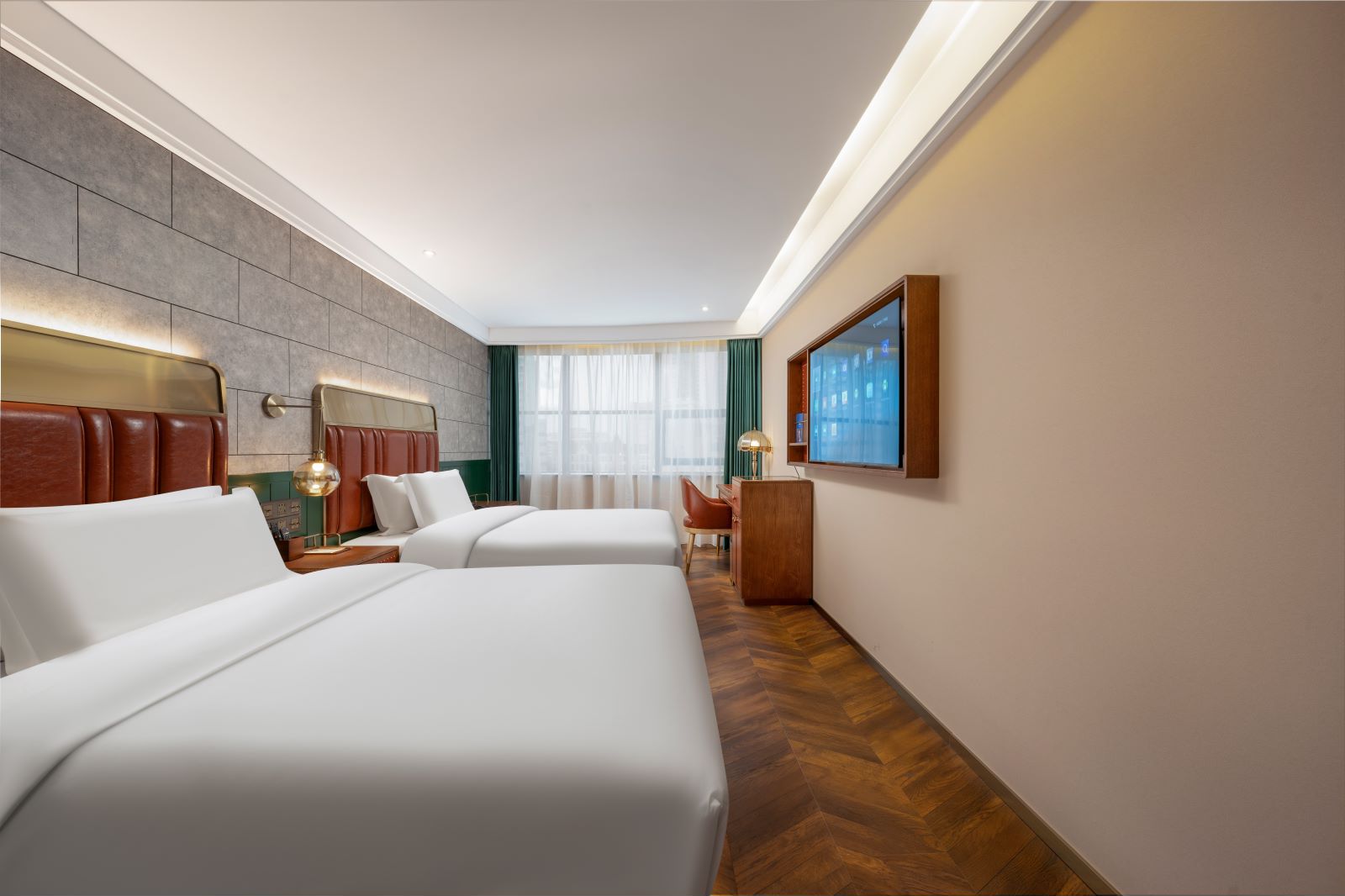 啡凡双床房（投屏）