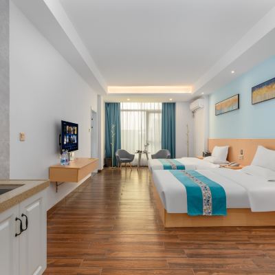 優選雙床房（安靜舒適+超大窗户採光+有單獨休閑區） 東莞丹特斯酒店優惠