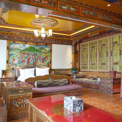 供氧文成公主藏式家庭套房（加濕器+2個獨立卧室） 西藏廓爾喀酒店優惠