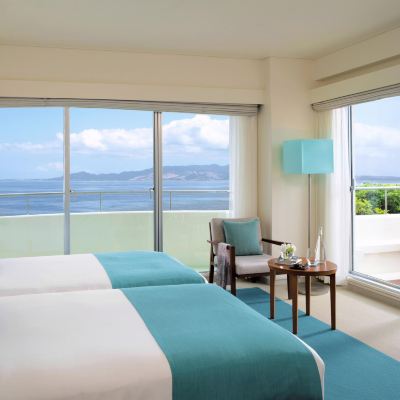 經典海景俱樂部雙人客房（帶私人露台） ANA萬座海濱洲際飯店優惠