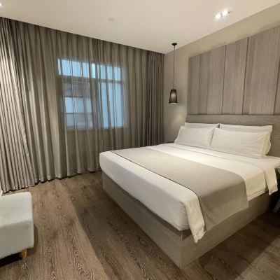 大床房A[電視可投屏+零壓床墊] 扉縵酒店（蘇州大學觀前街平江路店）優惠