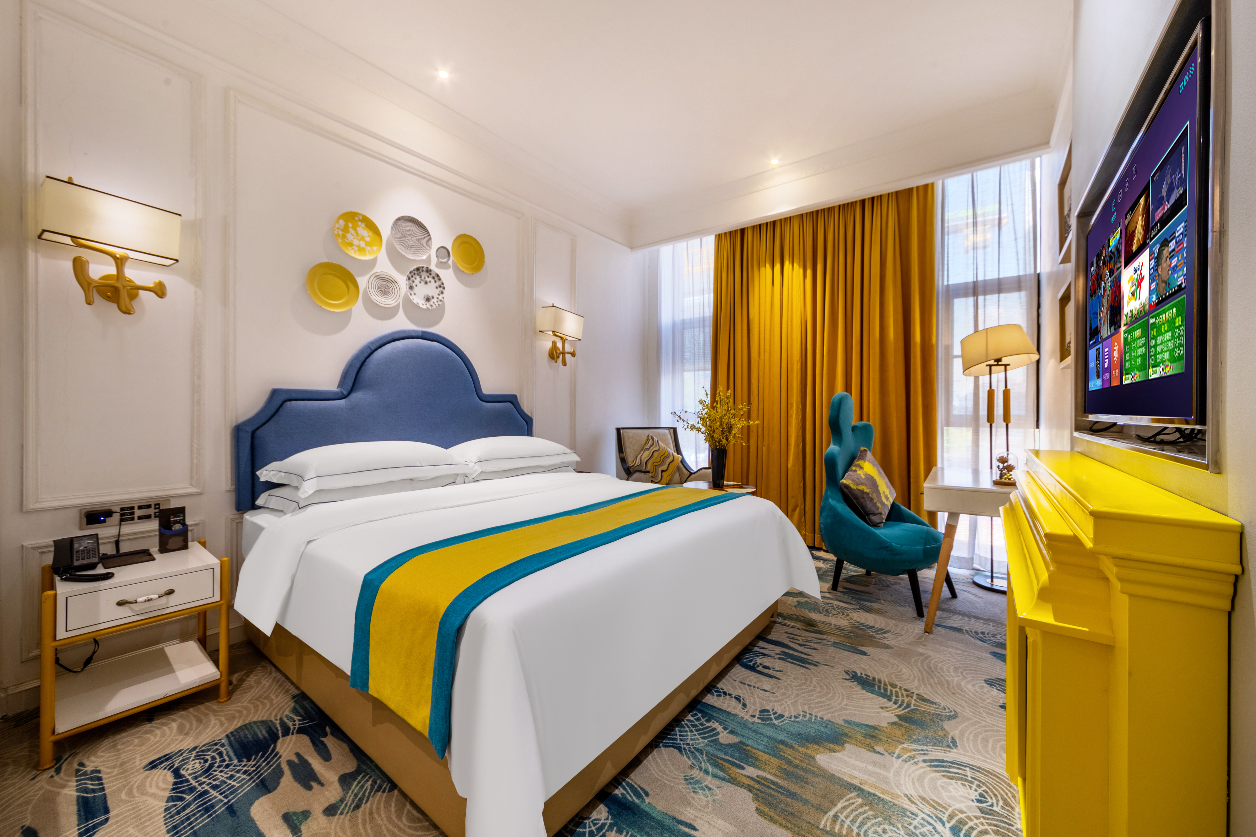 Shenwan Hotel (Shenzhen Futian Convention and Exhibition Center Gangxia Subway Station)Deluxe King Room