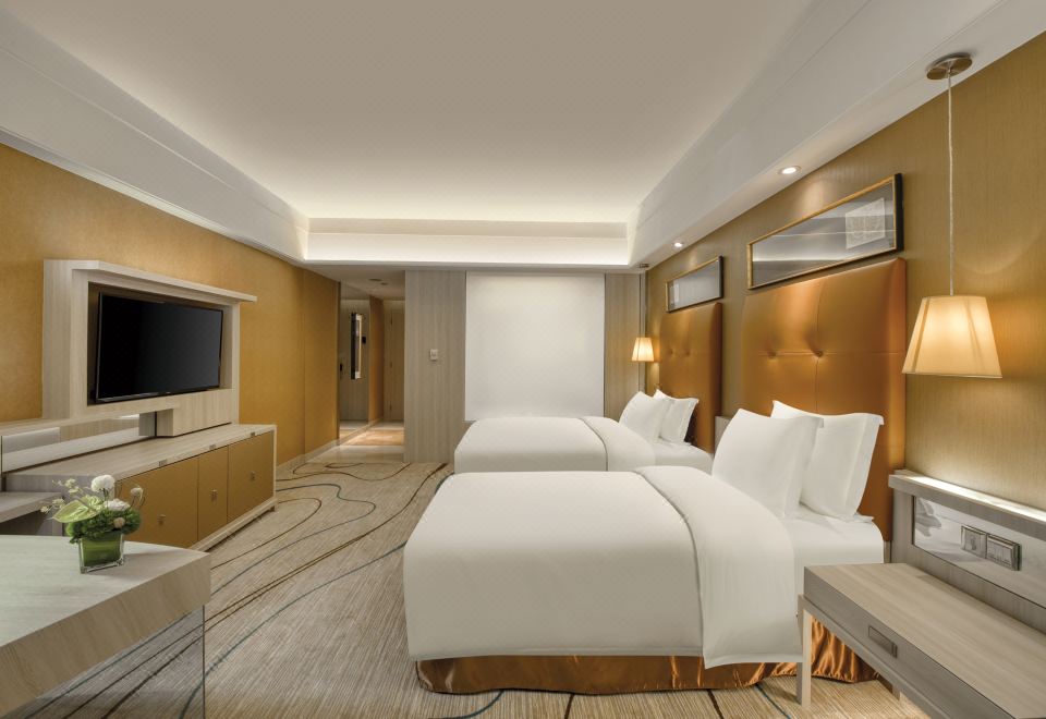 豪华园景双床房