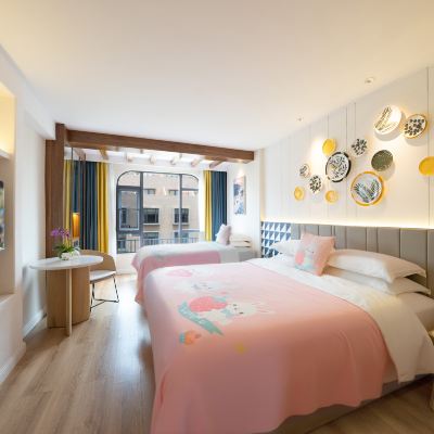 溫馨城景家庭房 歐暇·地中海飯店（桂林象鼻山兩江四湖店）優惠