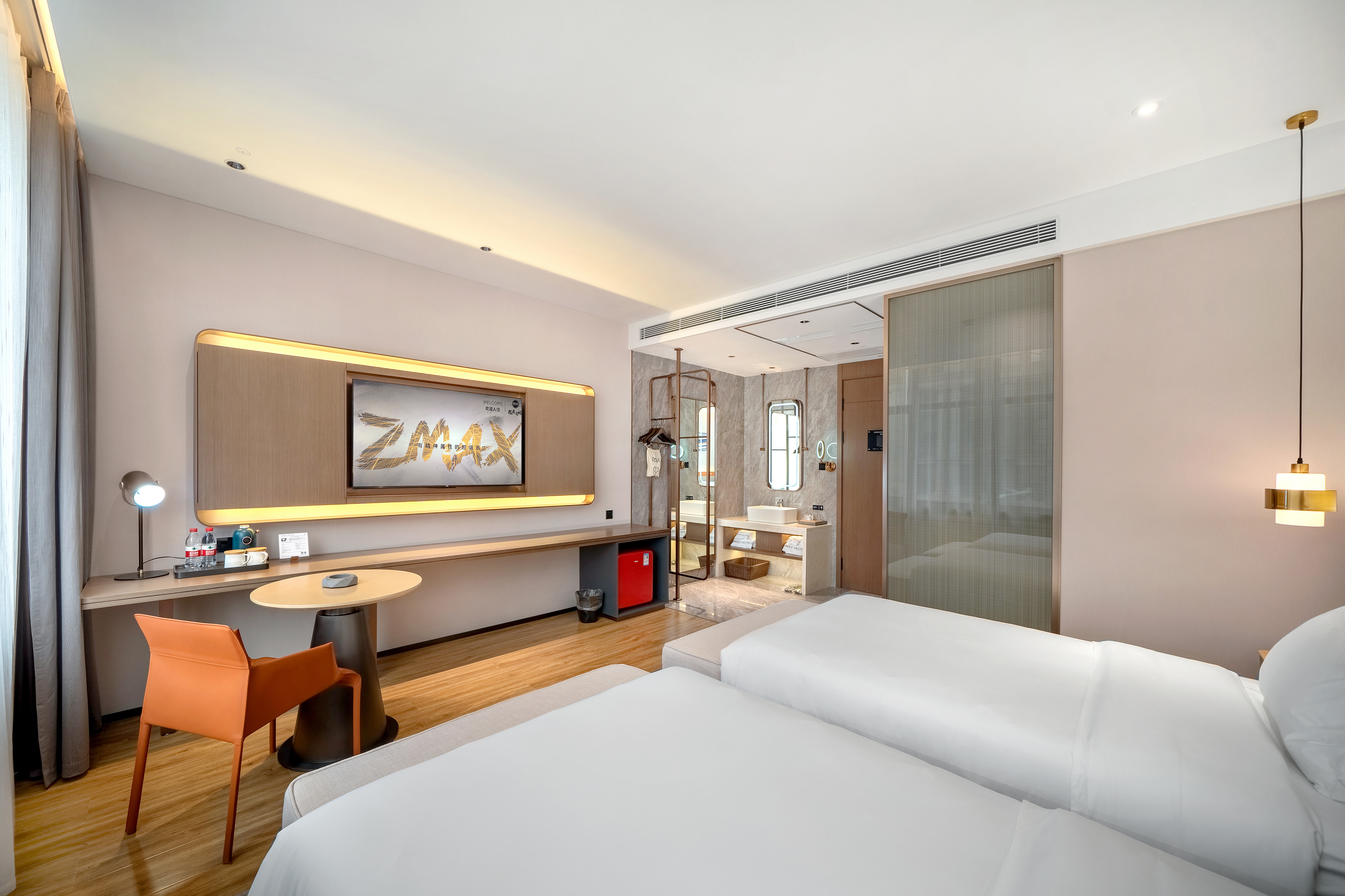 ZMAX Manxi Hotel (Harbin Central Street Sophia Church Store)两张床 XL