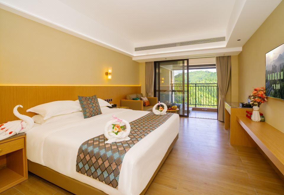 悦泉居温泉大床房I独立泡池