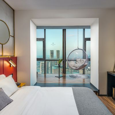 來福士水晶連廊景觀房【戴森吹風機】 重慶Nova星球飯店優惠