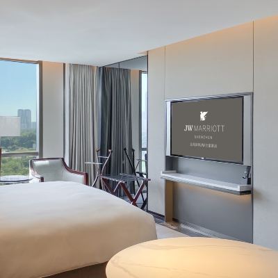 豪華甄選大床房高樓層 金茂深圳JW萬豪飯店優惠