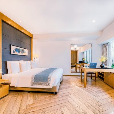 豪華行政單房公寓（特大床 ） 成都盛捷江畔服務公寓優惠