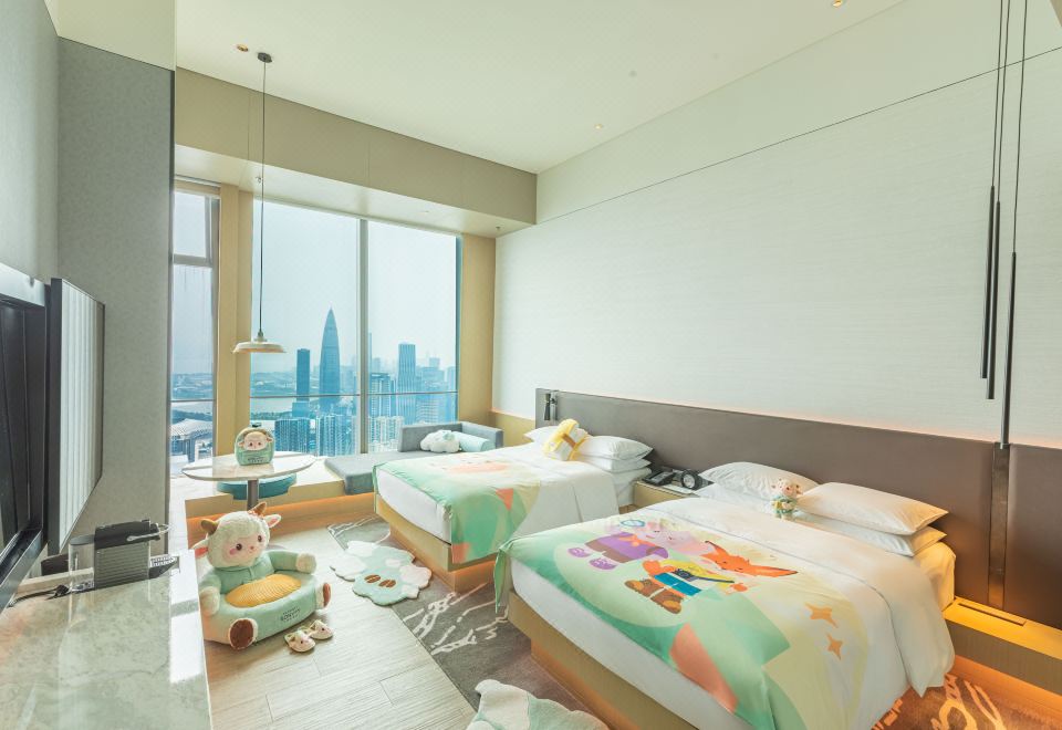 米婭的甜云密語灣景雙床房