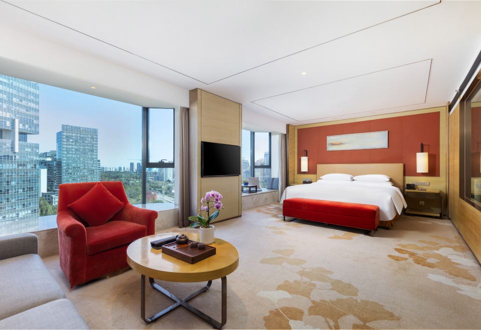 维景城景商务豪华大床间