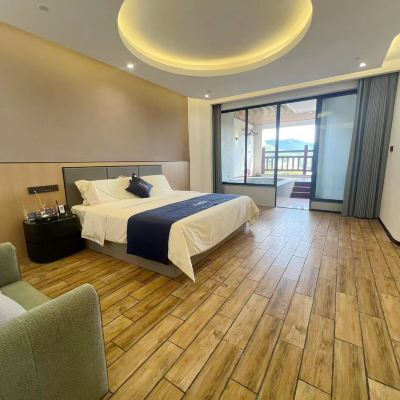 御上丨月攬泉境大床房（深睡床品+智能客控） 御上明珠温泉度假村（惠東安墩熱湯店）優惠