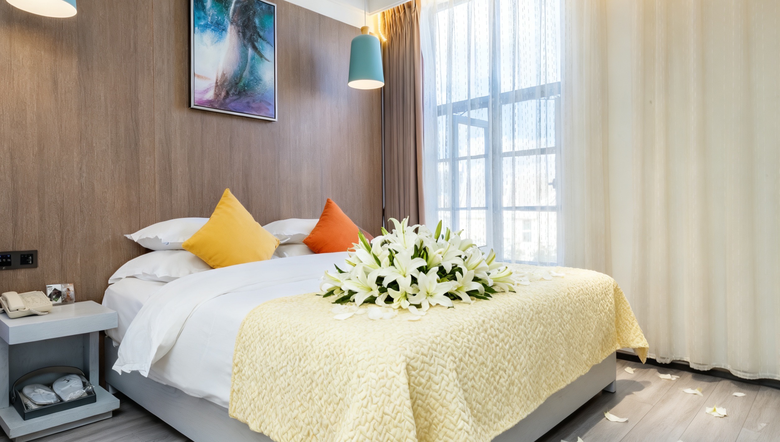 海埂观.鸥·精品大床房【亚朵款床垫+小冰箱+沙发】