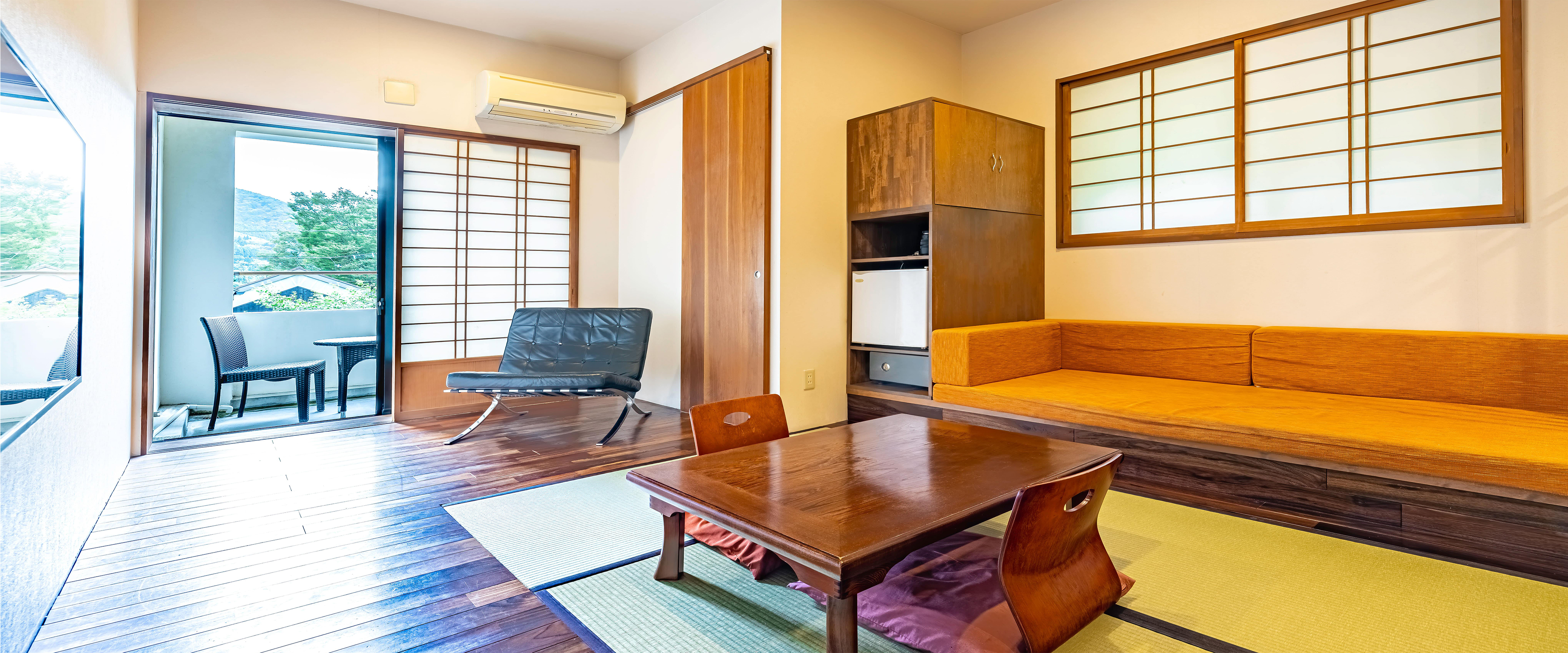 Sengokuhara Shinanoki Ichinoyu附楼高级日式双床房（带露天浴池）