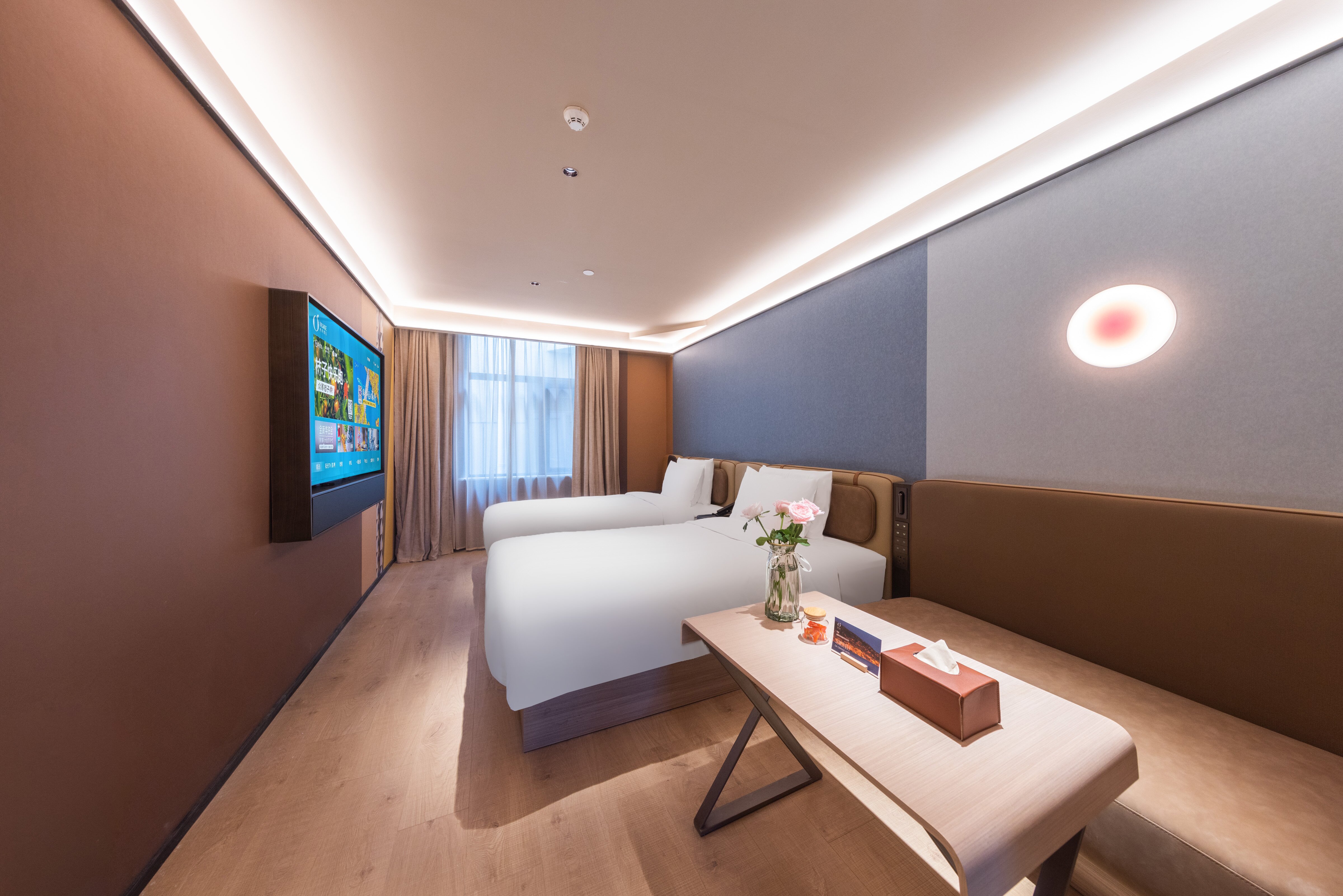 双床房（65寸投屏电视+冰箱+好眠床垫）