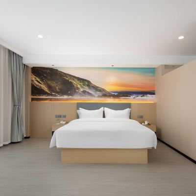 靜謐簡約·行政套房【乾濕分離+落地窗+電視投屏】 富麗曼庭飯店（青島膠東國際機場店）優惠