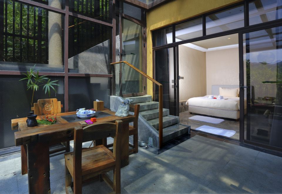 森林秘境私汤两房别墅（两房一厅）-独栋别墅-山林泡池