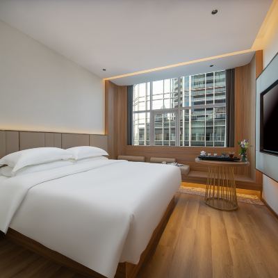 【茶韻觀景】豪華城景大床房·夜覽城景+安享慢時光 花城中心飯店（廣州體育中心林和西地鐵站店）優惠