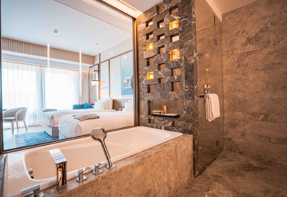 The Anandi Hotel & Spa ShanghaiBusiness Twin Size Bed Room