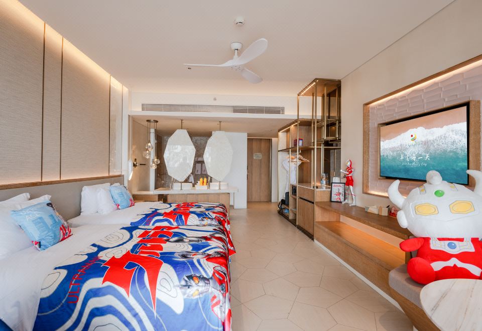 奧特曼主題正海景雙床房