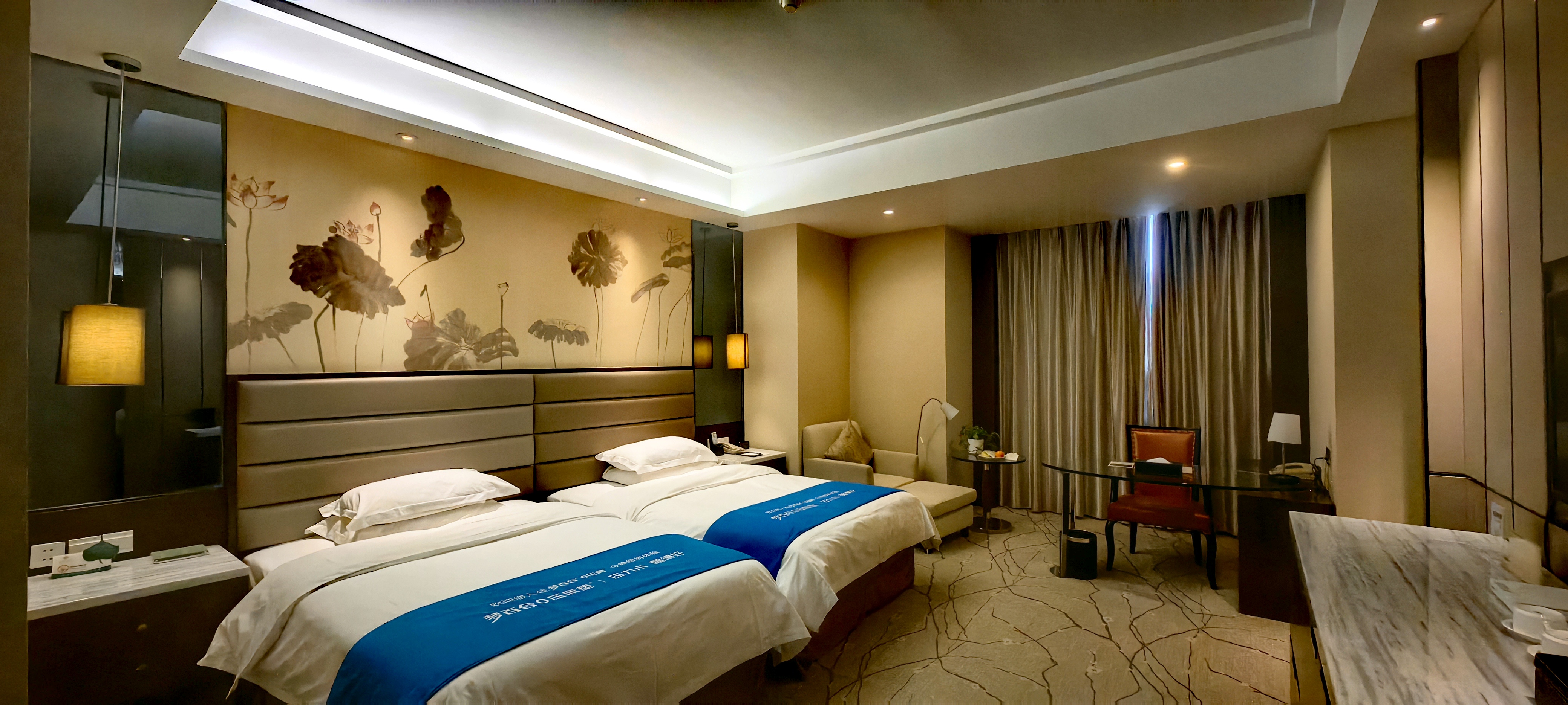 梦百合零压双床房（带0压床垫+记忆枕）