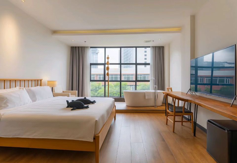 木寄舒適大床房（帶浴缸）