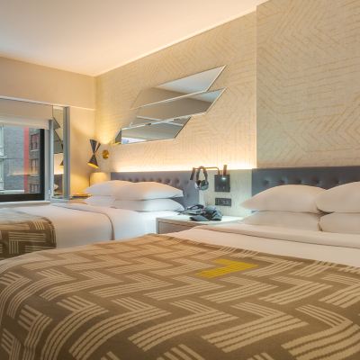 Comfort  Room With 2 Double Beds (3 People) Pestana CR7 Times Square Promo Code