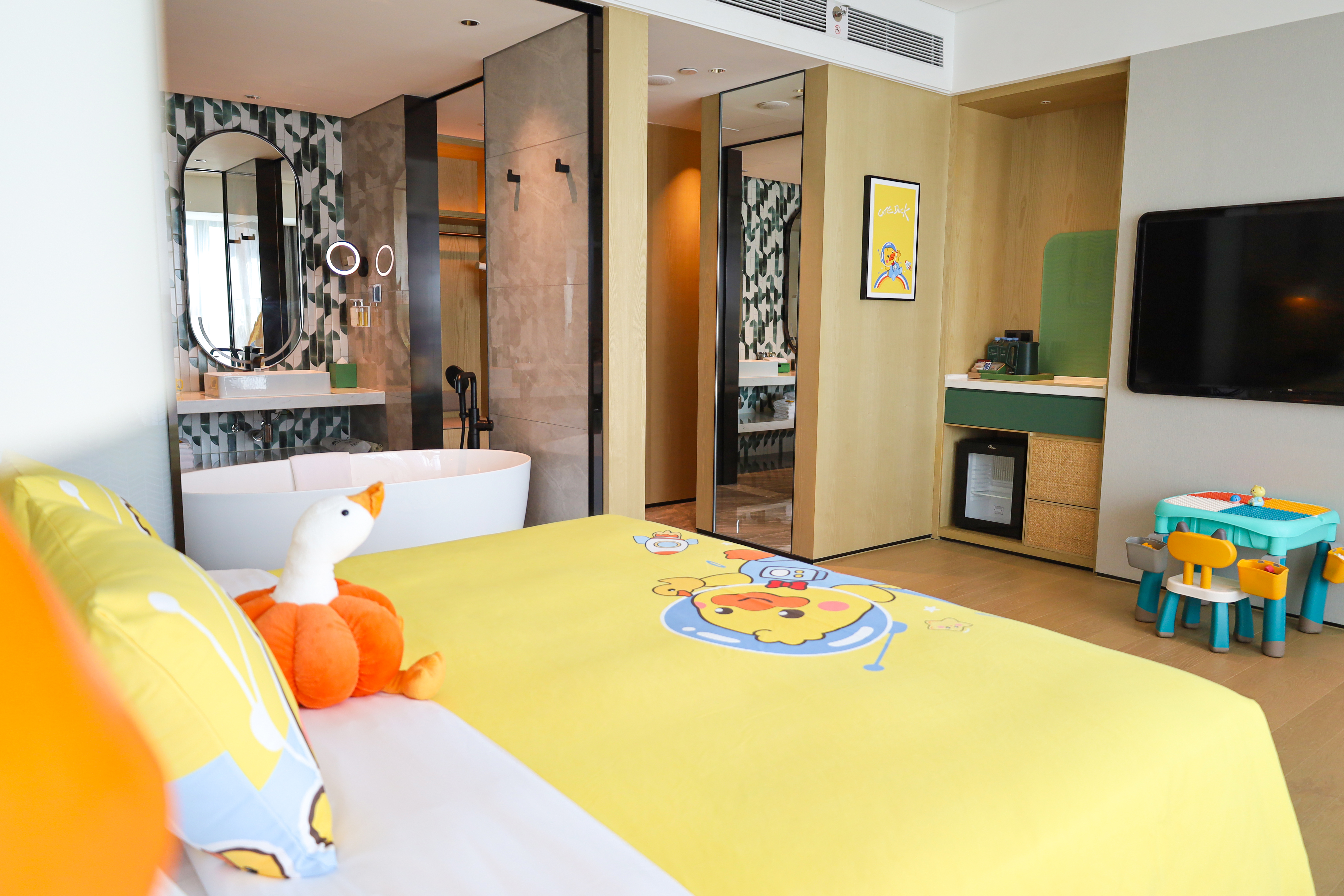 【小黄鸭的假日】亲子主题套房