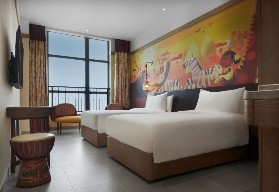 Castle Hotel Ocean Flower IslandElegant Panoramic Twin Room