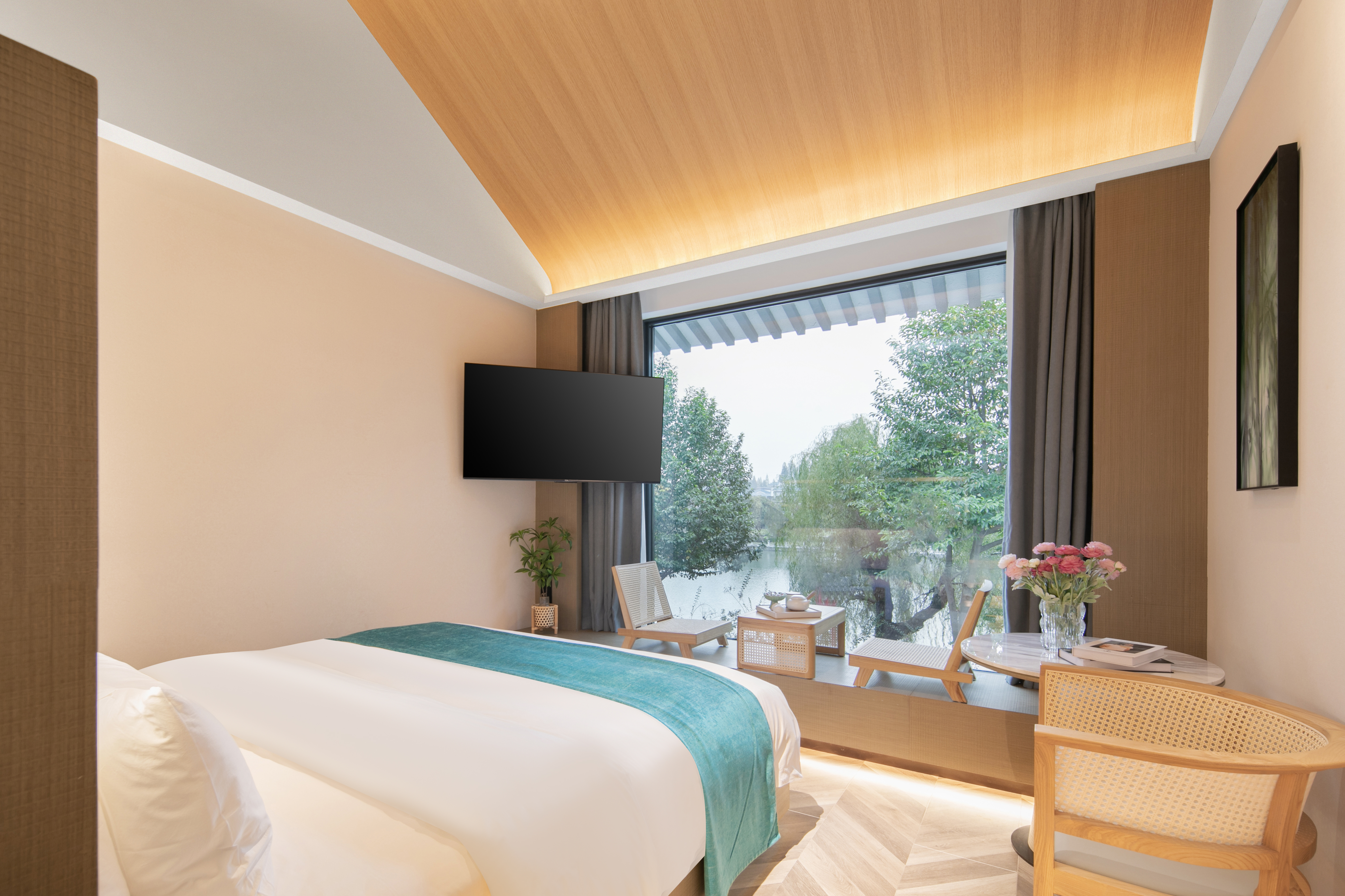 湖景ILoft复式观景大床房（全景落地窗+深睡品牌床垫+全屋智控）