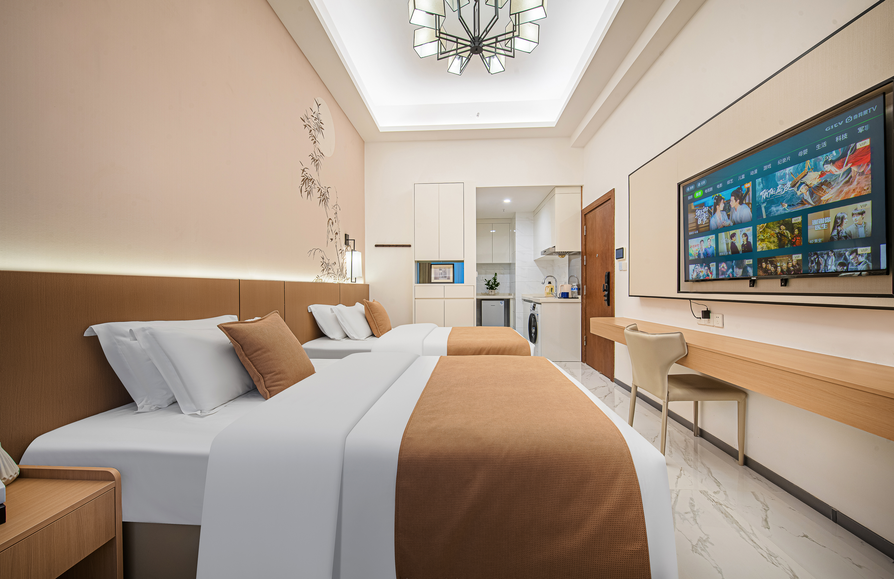 宁静雅致双床房