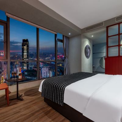 270度江景臨窗私湯房【巨幕投影】 重慶Nova星球飯店優惠